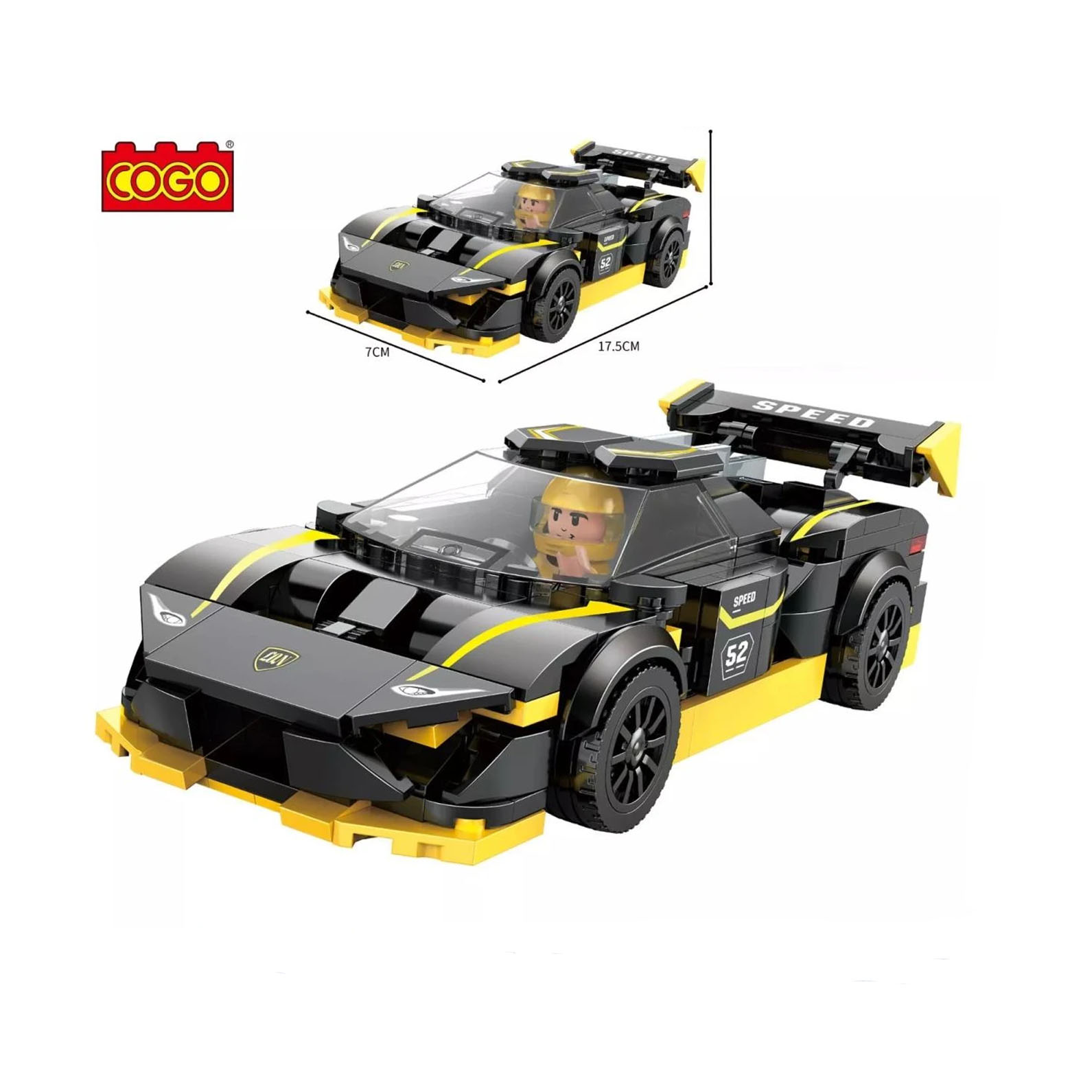 COGO TRKAČKI AUTO-CRNI