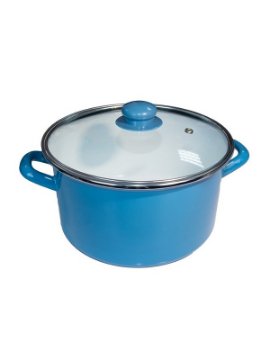 Emajlirana šerpa sa poklopcem 4,6L, 22x13 cm - TEXELL - TSE-268