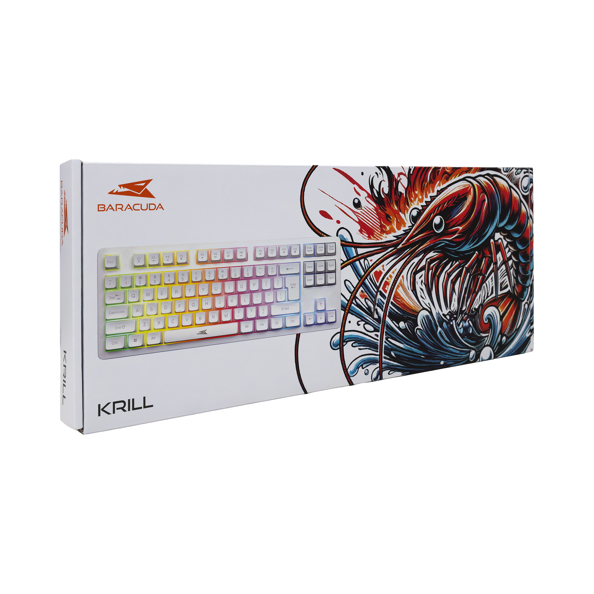 Baracuda BGK 01114 KRILL White, Keyboard US