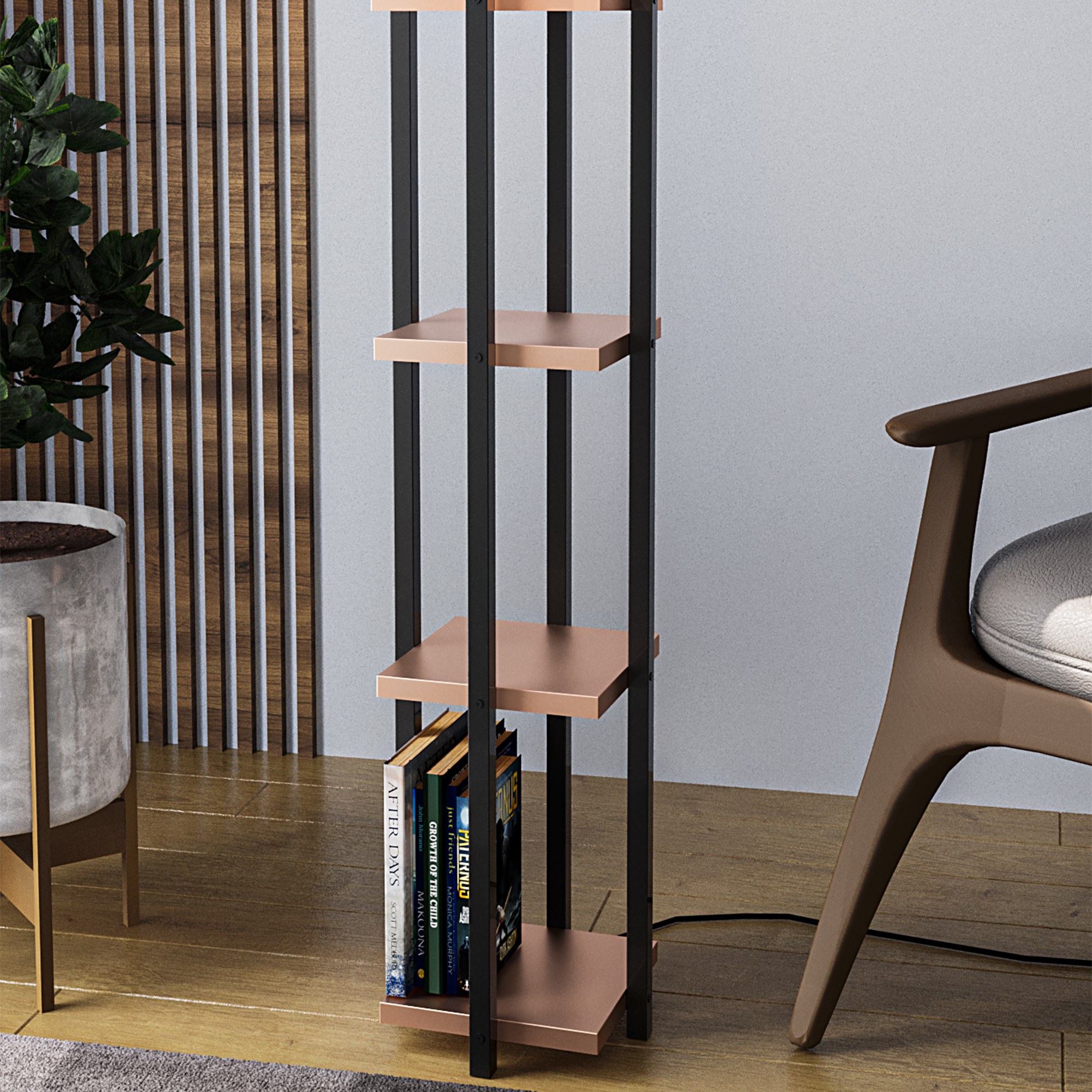 Shelf Lamp - 8113 Black Copper
