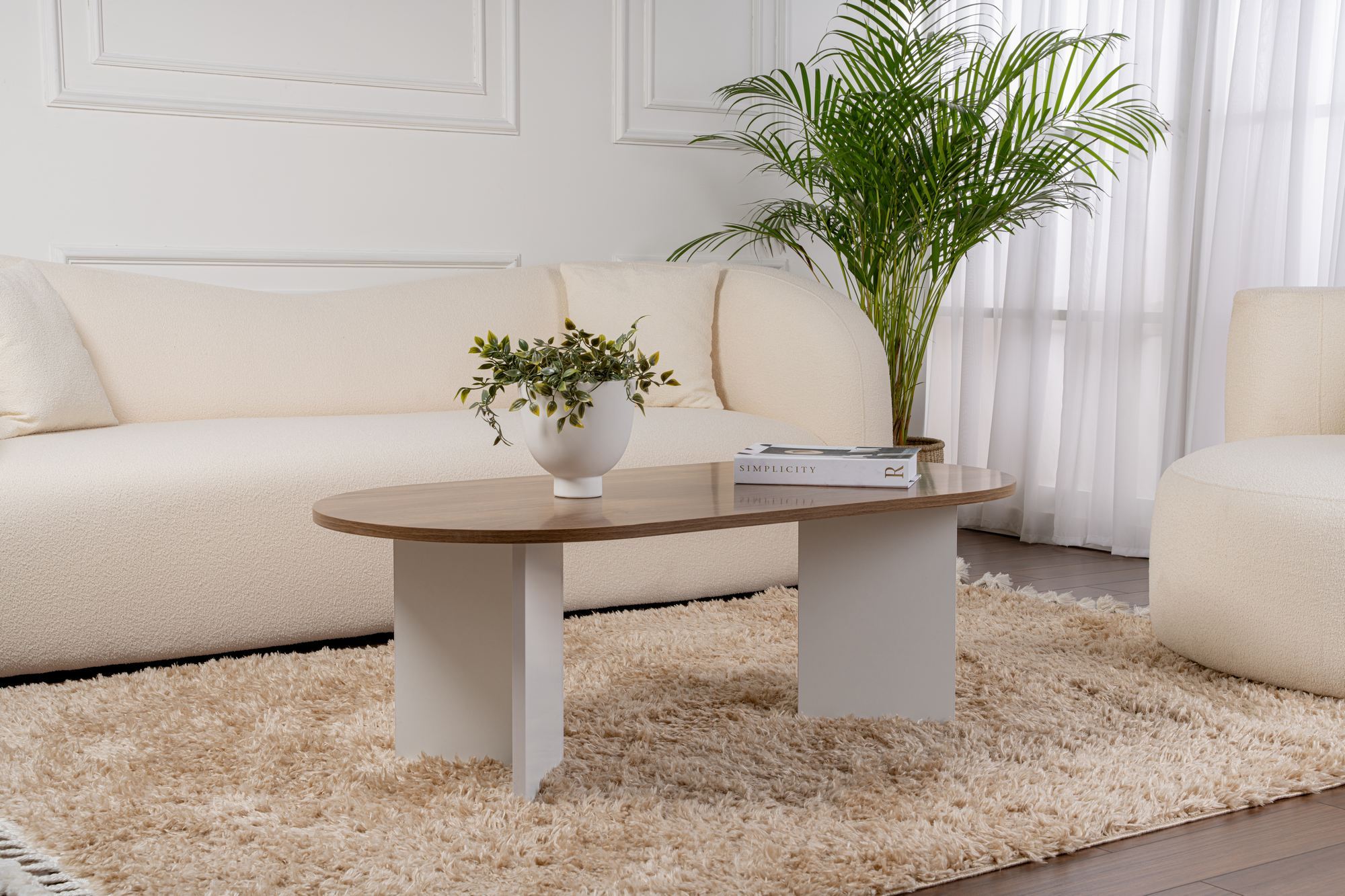 Sable - Venezia Walnut, White Venezia Walnut White