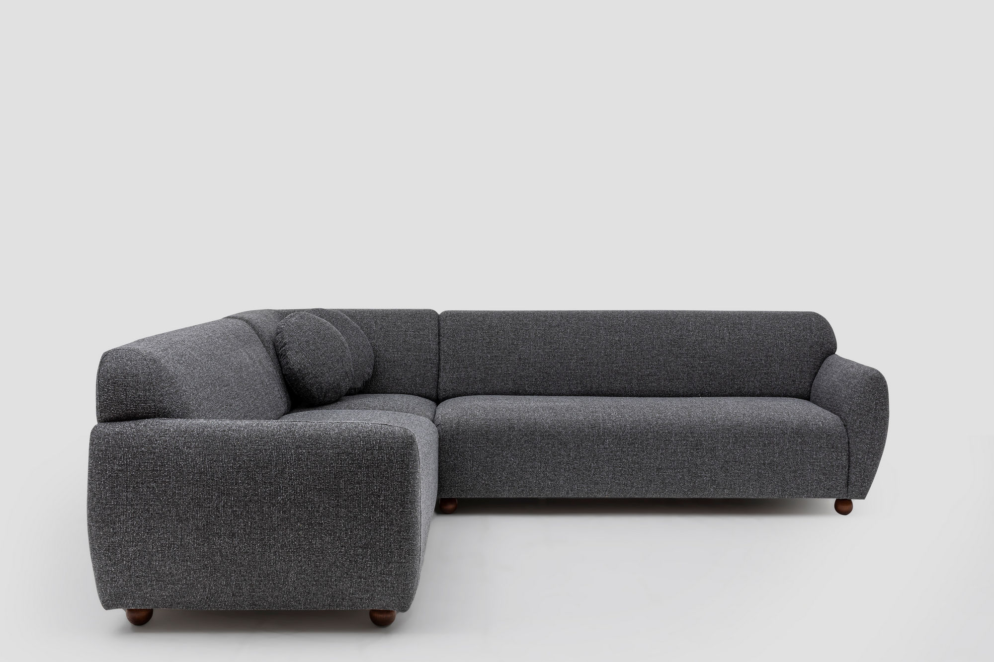 Eddy Corner 2 (3L-C-3R) - Dark Grey