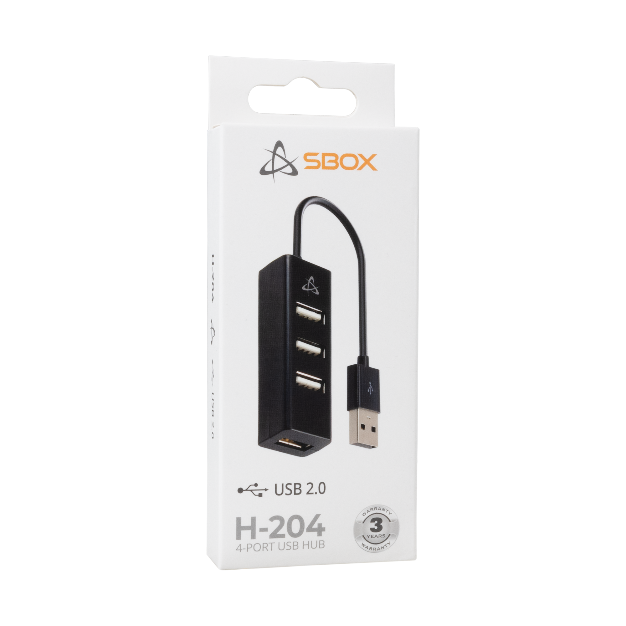 S BOX H 204 USB 4 Portni HUB, B