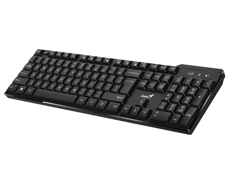 KB-7100X Wireless USB US wireless crna tastatura