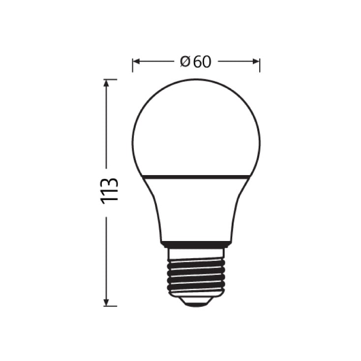 LED sijalica classic A75 od reciklirane plastike, 10W, 4000K, E27 OSRAM