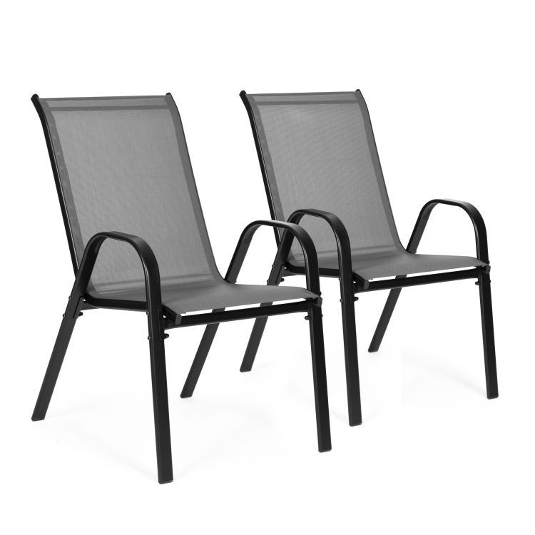Set od 2 baštenske stolice dark grey MultiGarden