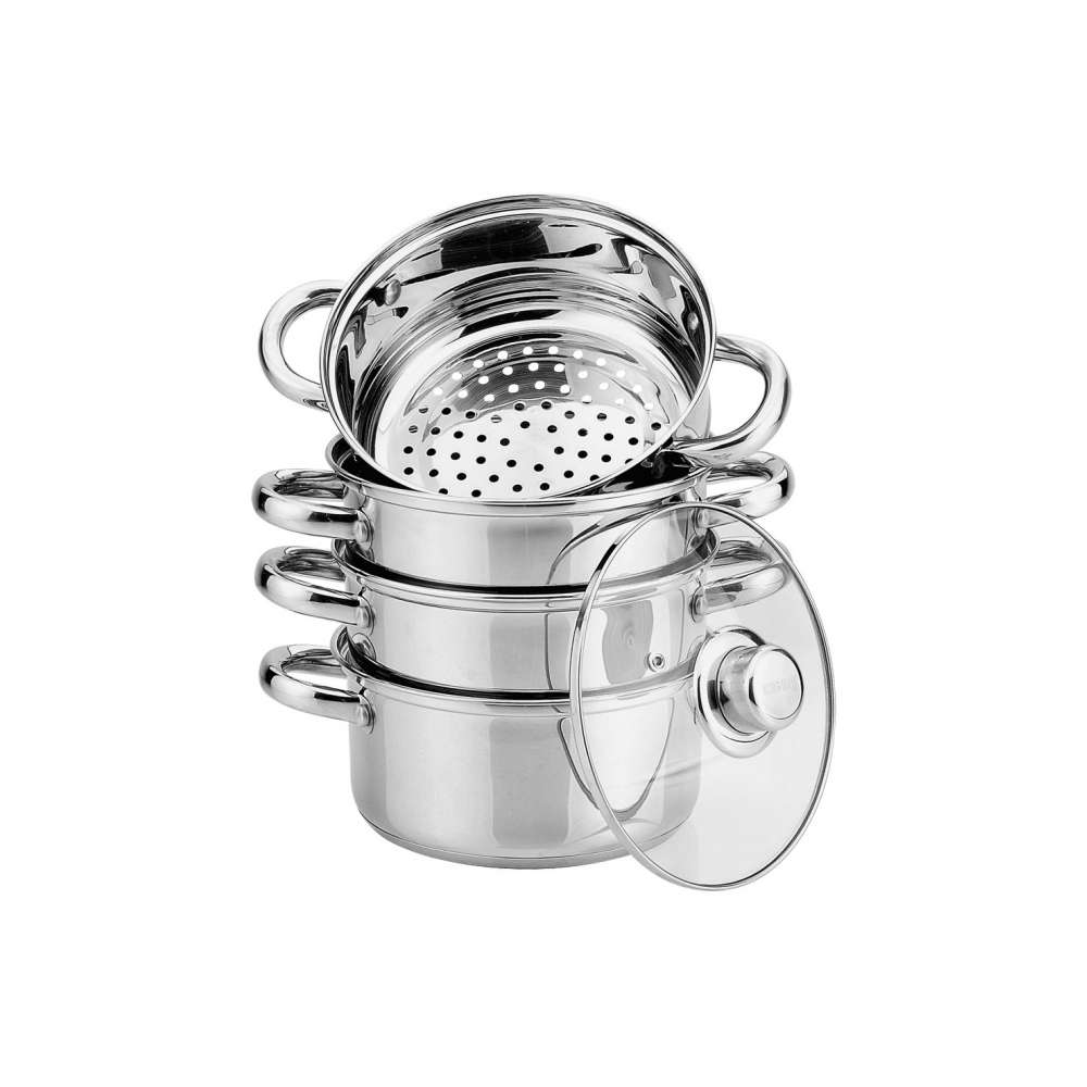 KINGHOFF KH3320 SET ŠERPI 5/1 ZA KUVANJE NA PARI 5L 24CM