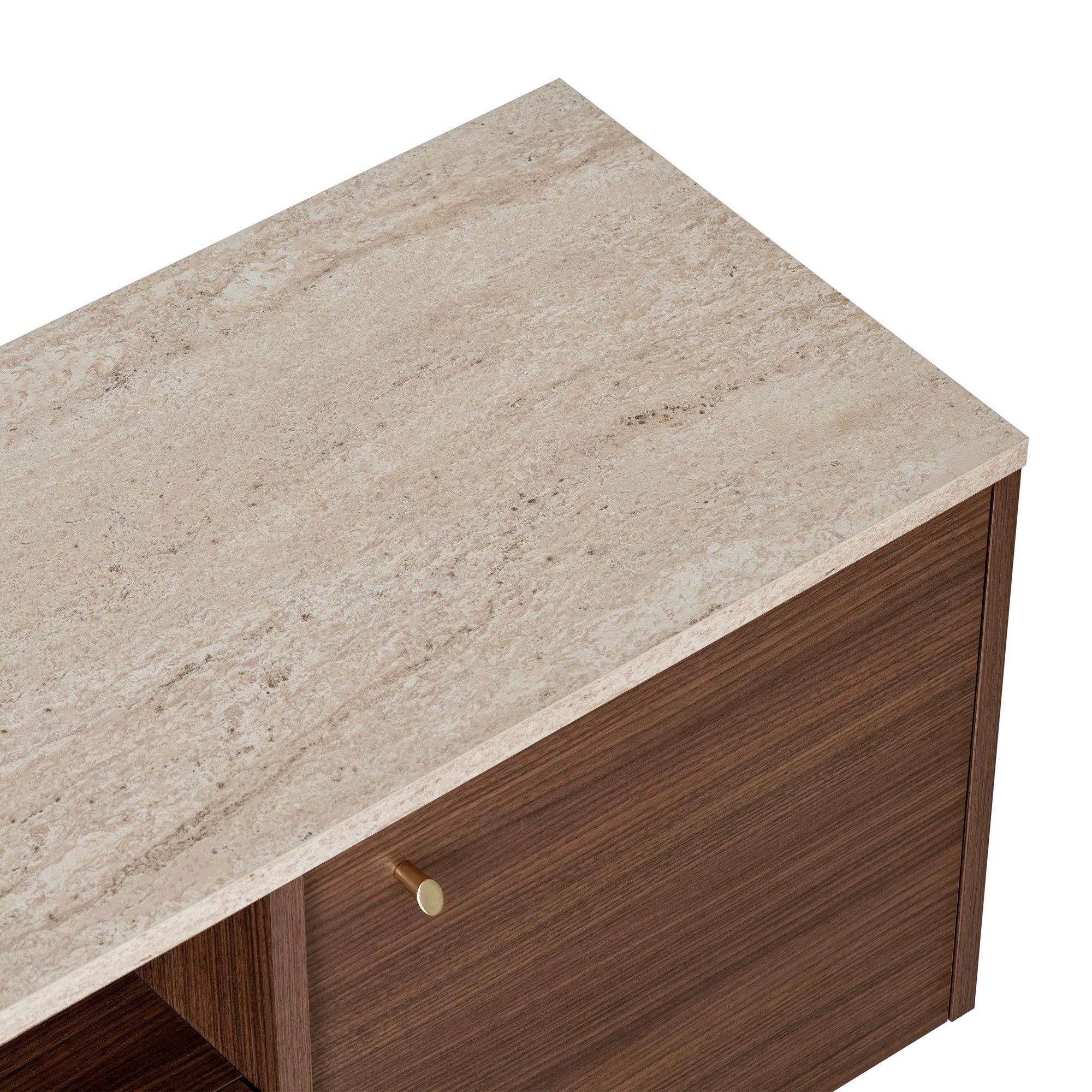 Alvar - Travertine, Milano Walnut Travertine Milano Walnut