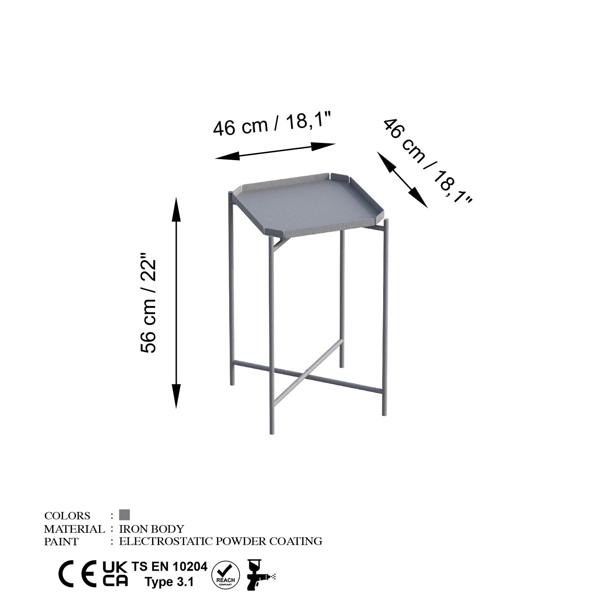 Shb-008-C Grey