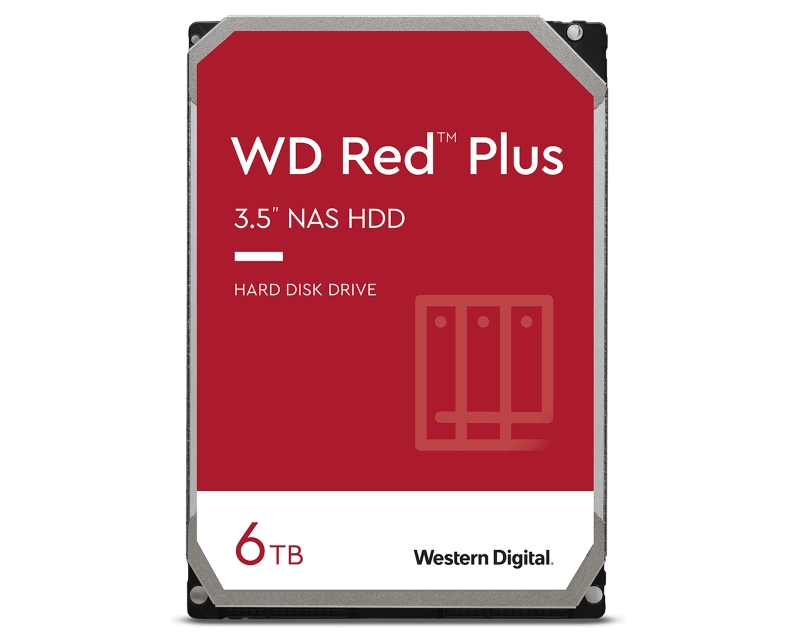 6TB 3.5 inča SATA III 128MB WD60EFZX Red Plus outlet