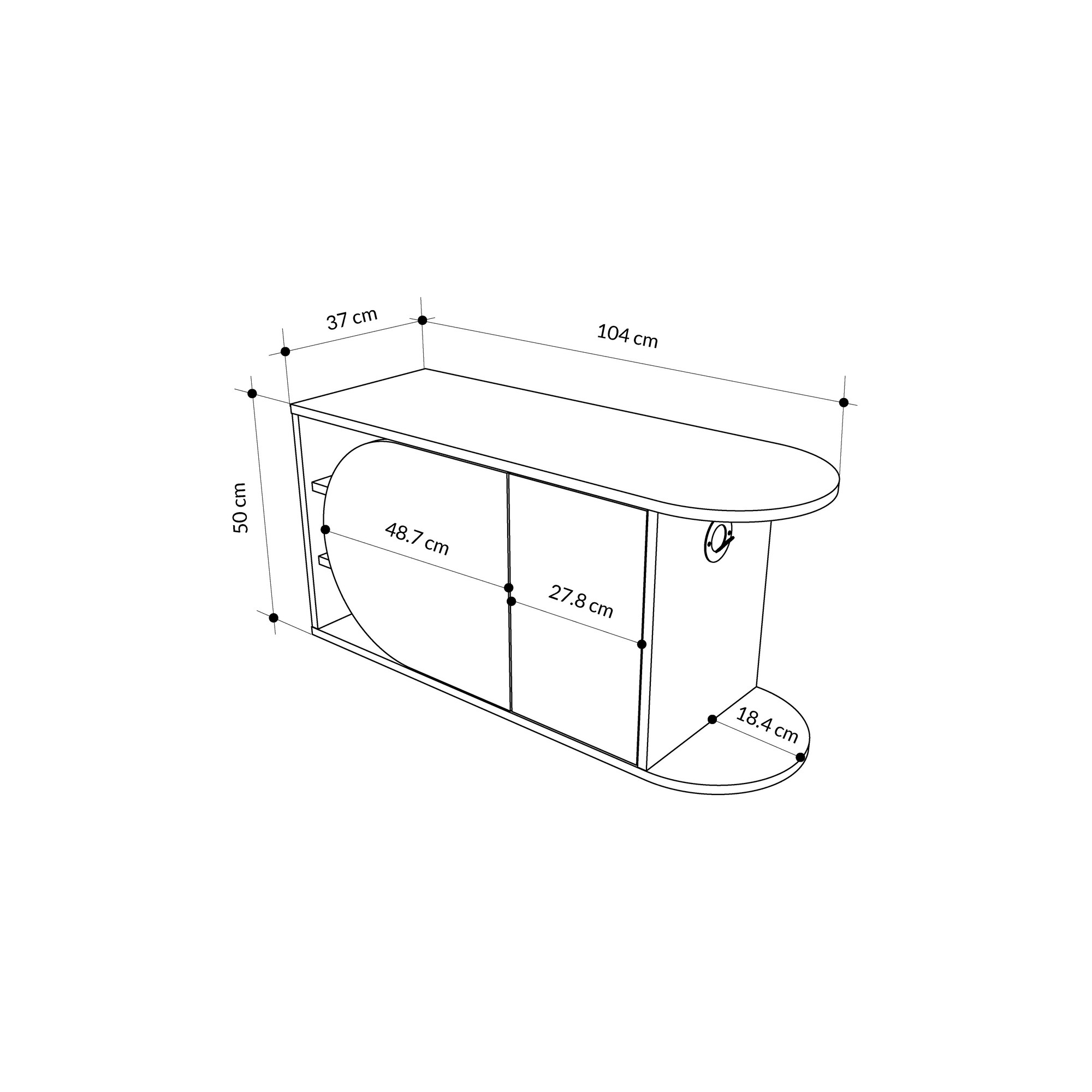 Nova Shoe Bench - Oak, White Oak White