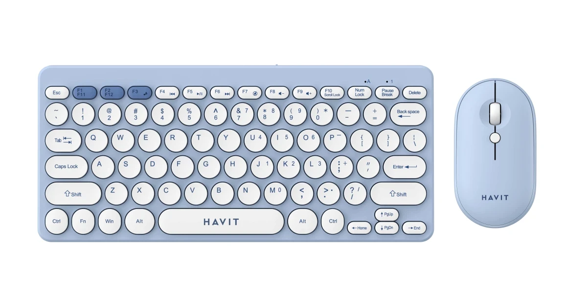 Havit bežični kombo ( miš + tastatura ) KB279GCM plava