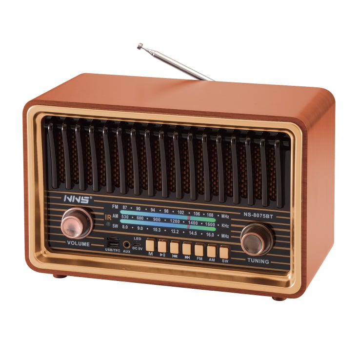 Retro RGB Bluetooth radio 8075BT