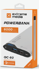 EXTREME MEDIA Power Bank QC-60, 6000 mAh, Li-Po, Qualcomm 3.0