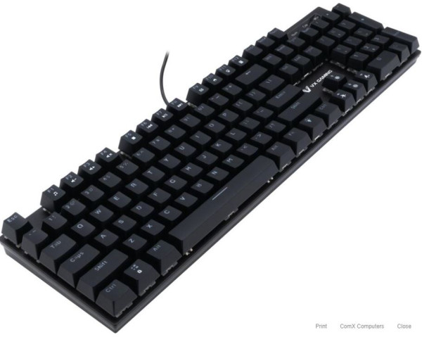 Tastatura USB Volkano VX Floki RGB VX-230-BK US crna