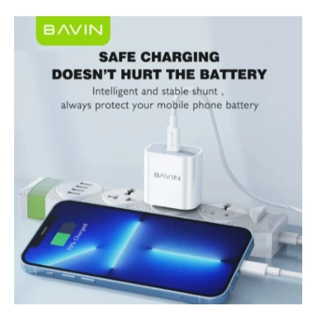 Bavin punjač 20W USB-C bela - PC851Y