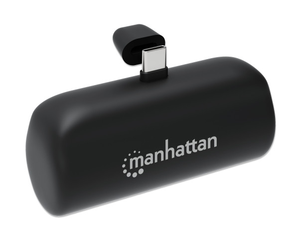 Powerbank Manhattan 1026336 5000mAh 10W/Black/USB-C