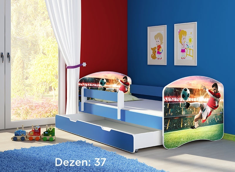 Krevet za decu Blue sa fiokom 140x70 acma 2 37