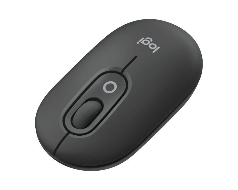 Pop Mouse with Emoji, graphite miš