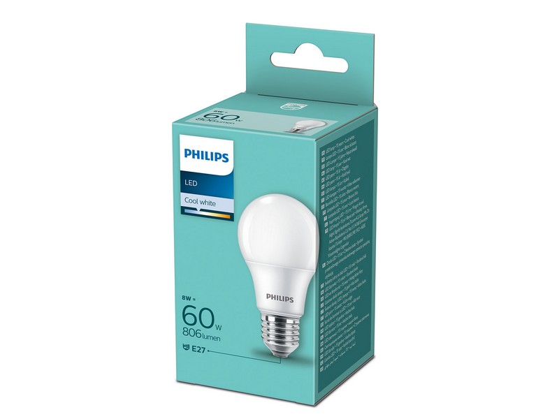 PS724 LED SIJALICA 8W (60W) A60 E27 CW 230V FR ND 1PF/6 DISC