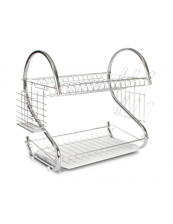 Ocedjivač za sudove R53000H 2 nivoa hromiran 40x25x39cm
