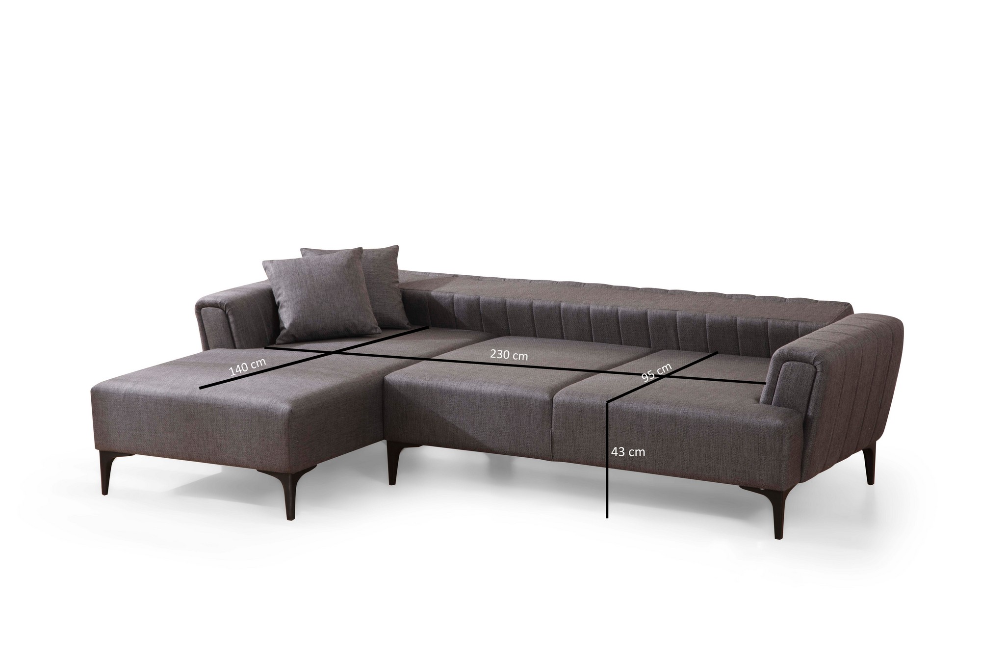 Hamlet Left - Dark Grey