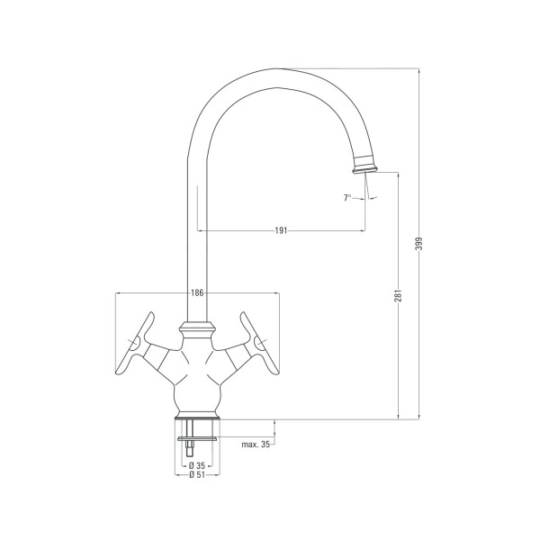 Deante Slavina Ixia CH BGX 062D