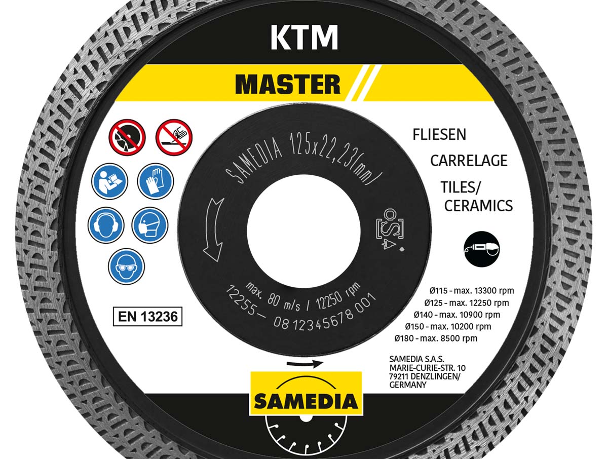 SAMEDIA MASTER KTM Dijamantska ploča turbo