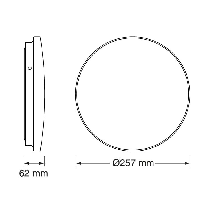 OSRAM LED plafonjera sa senzorom 12W 6500K IP20