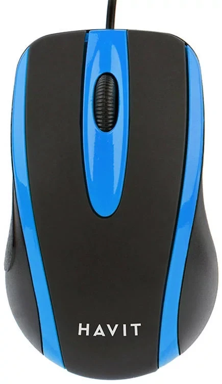 Havit USB miš HV-MS753 crno-plavi