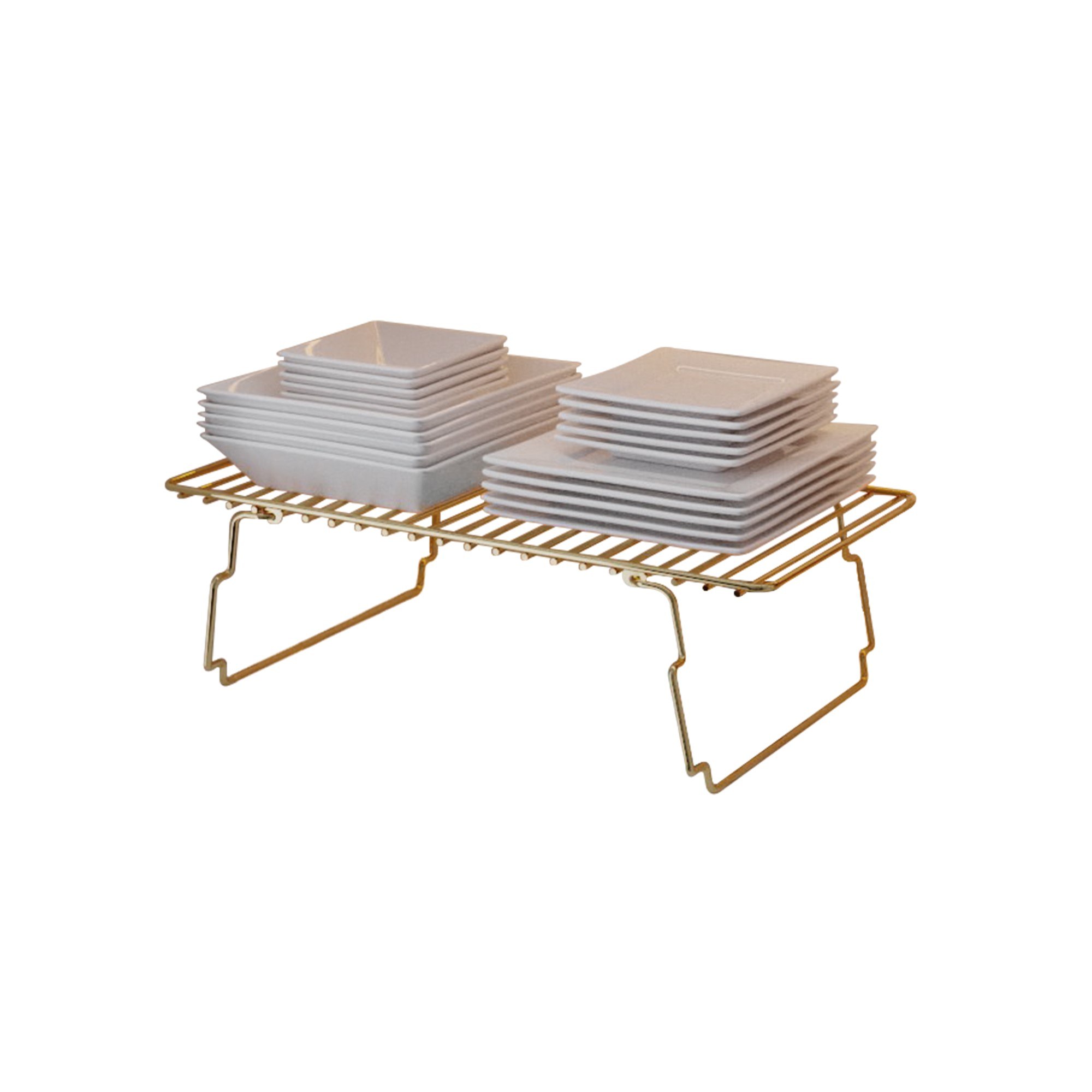 Dolap Ici Organizer Gold Brown