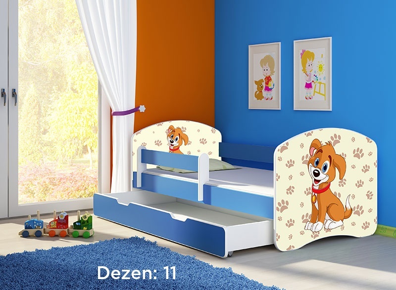 Krevet za decu Blue sa fiokom 180x80 acma 2 11
