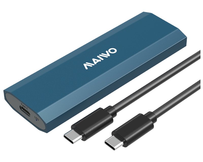 Externo Kućište USB-C 3.1 na M.2 NVMe/SATA aluminium, K1690
