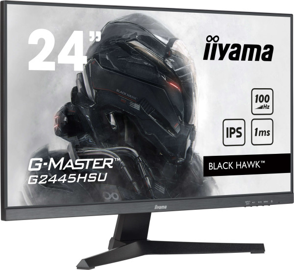 Monitor 23.8" Iiyama G2445HSU-B2 IPS 1920x1080/100Hz/1ms/HDMI/DP/USB/zvučnici
