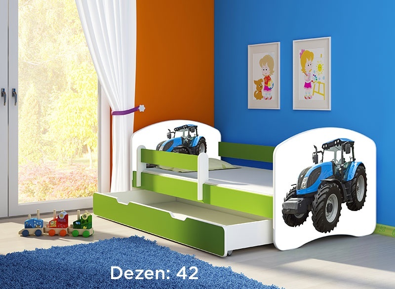 Krevet za decu Green sa fiokom 180x80 acma 2 42