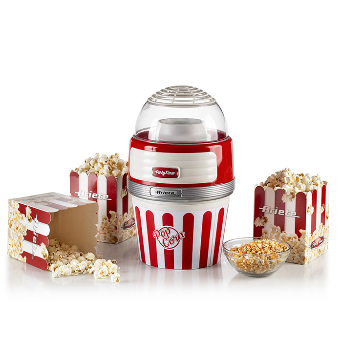 Ariete PARTY TIME, Aparat za kokice XL(2957) crveno beli