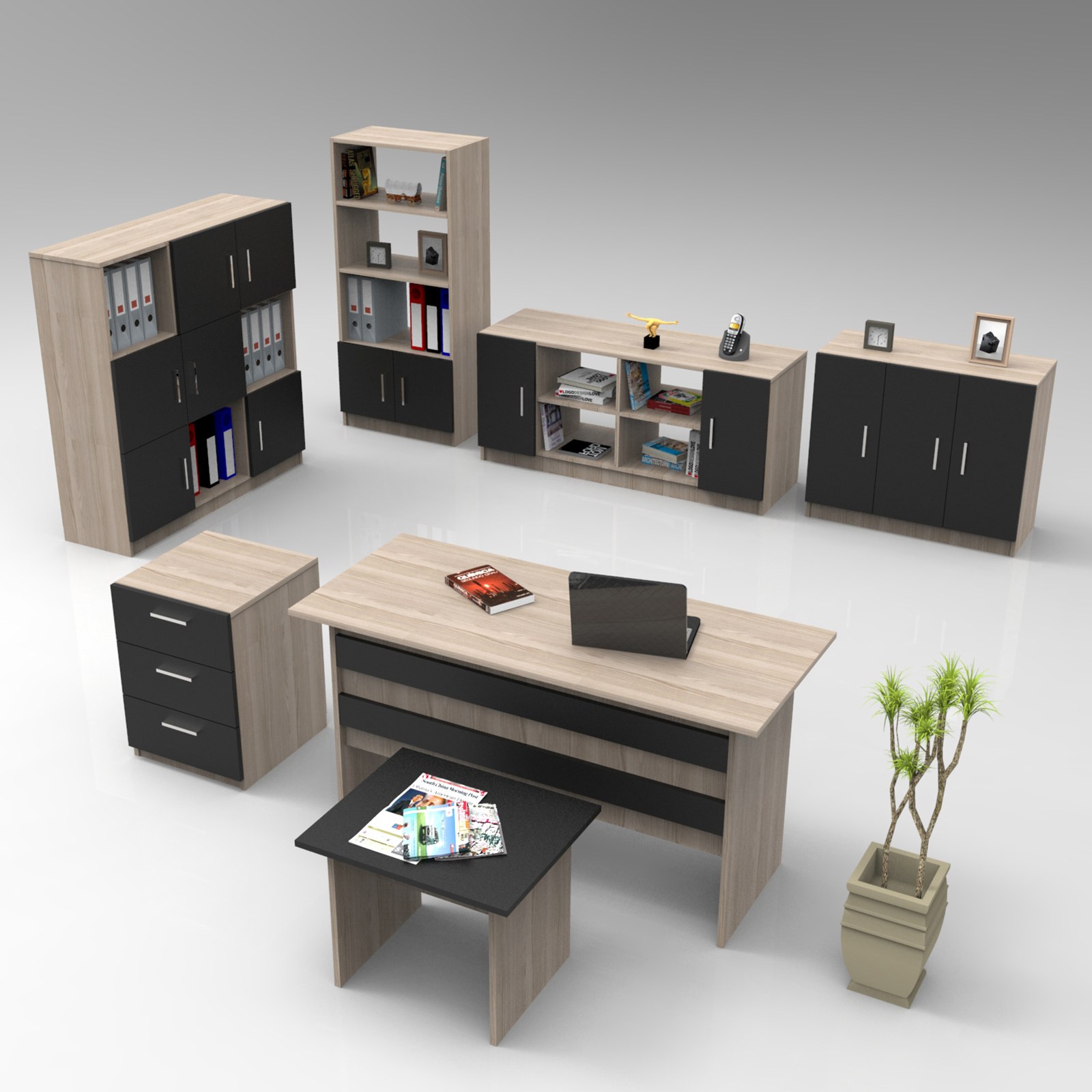 Vo18-Ob Oak Black