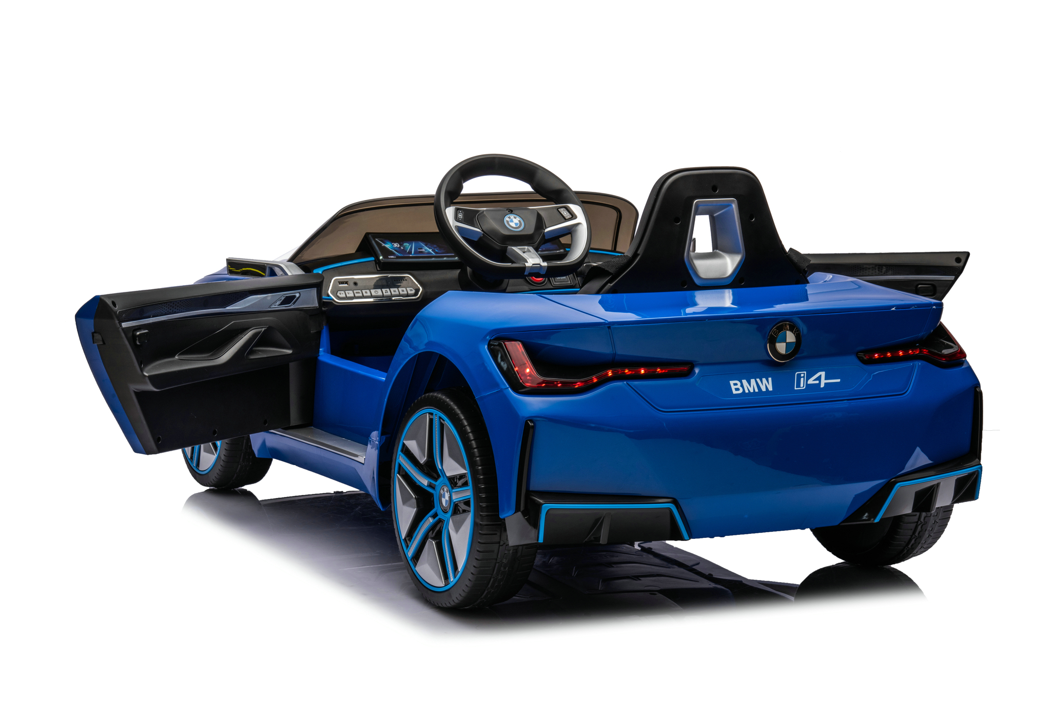 BMW I4 plavi - Dečiji automobil na akumulator