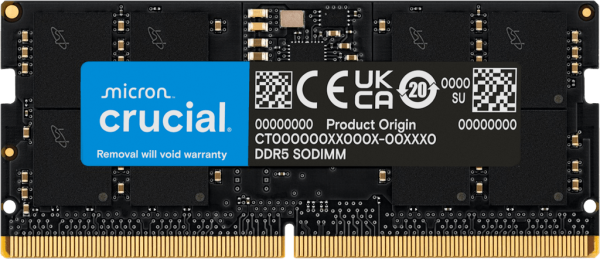 RAM SODIMM DDR5 8GB 5600MHz Crucial CT8G56C46S5