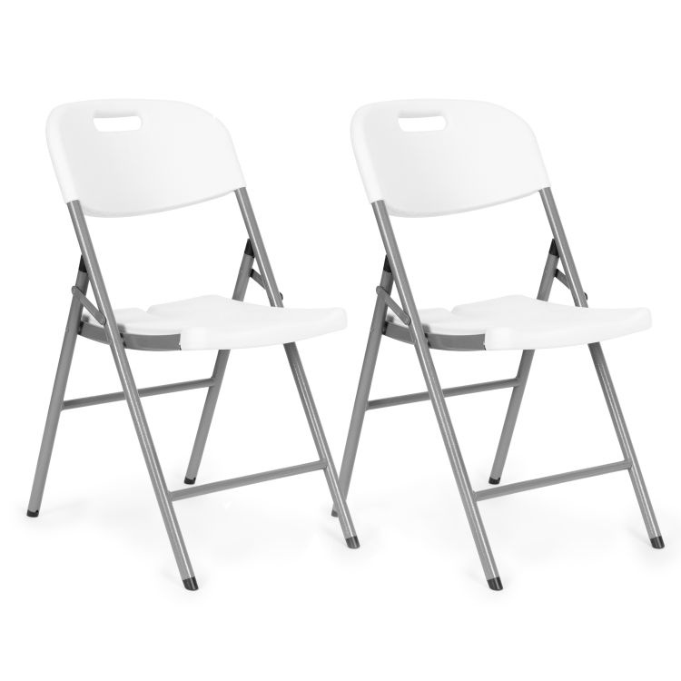 Set od 2 sklopivih stolica white