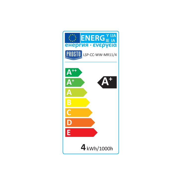 LED sijalica toplo bela 4W