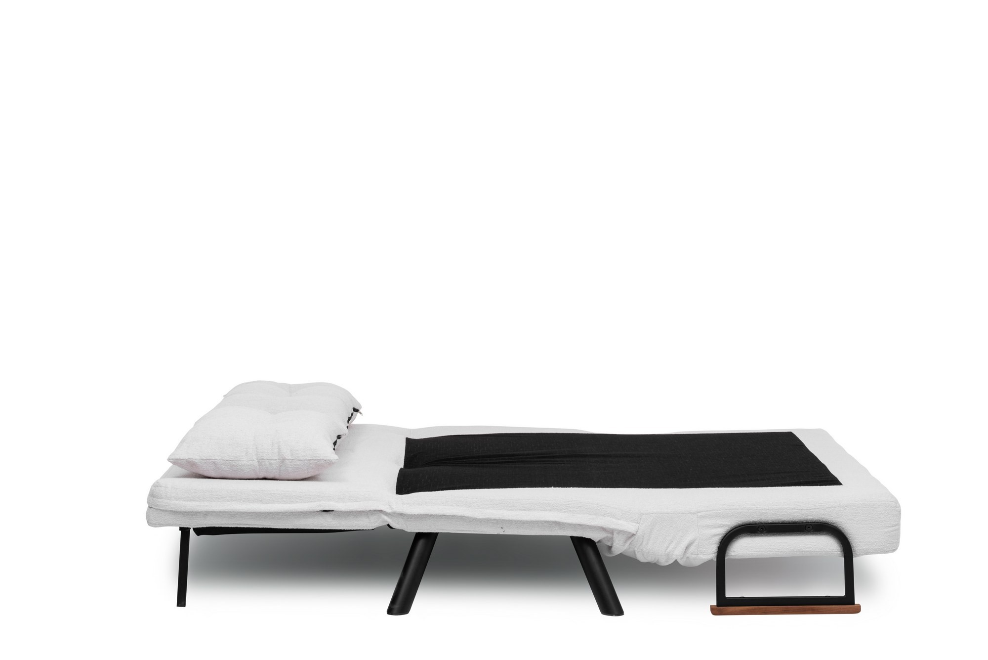 Sando 2-Seater - Teddy Fabric - White