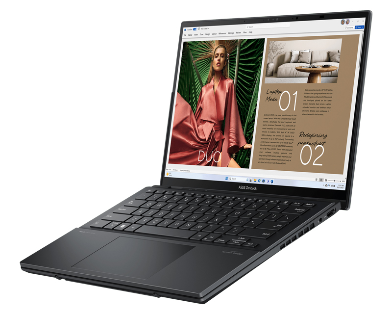 Zenbook 14 DUO OLED UX8406CA-PZ042X (14 inča 3K OLED, Ultra 9 285H, 32GB, SSD 2TB, Win11 Pro) laptop