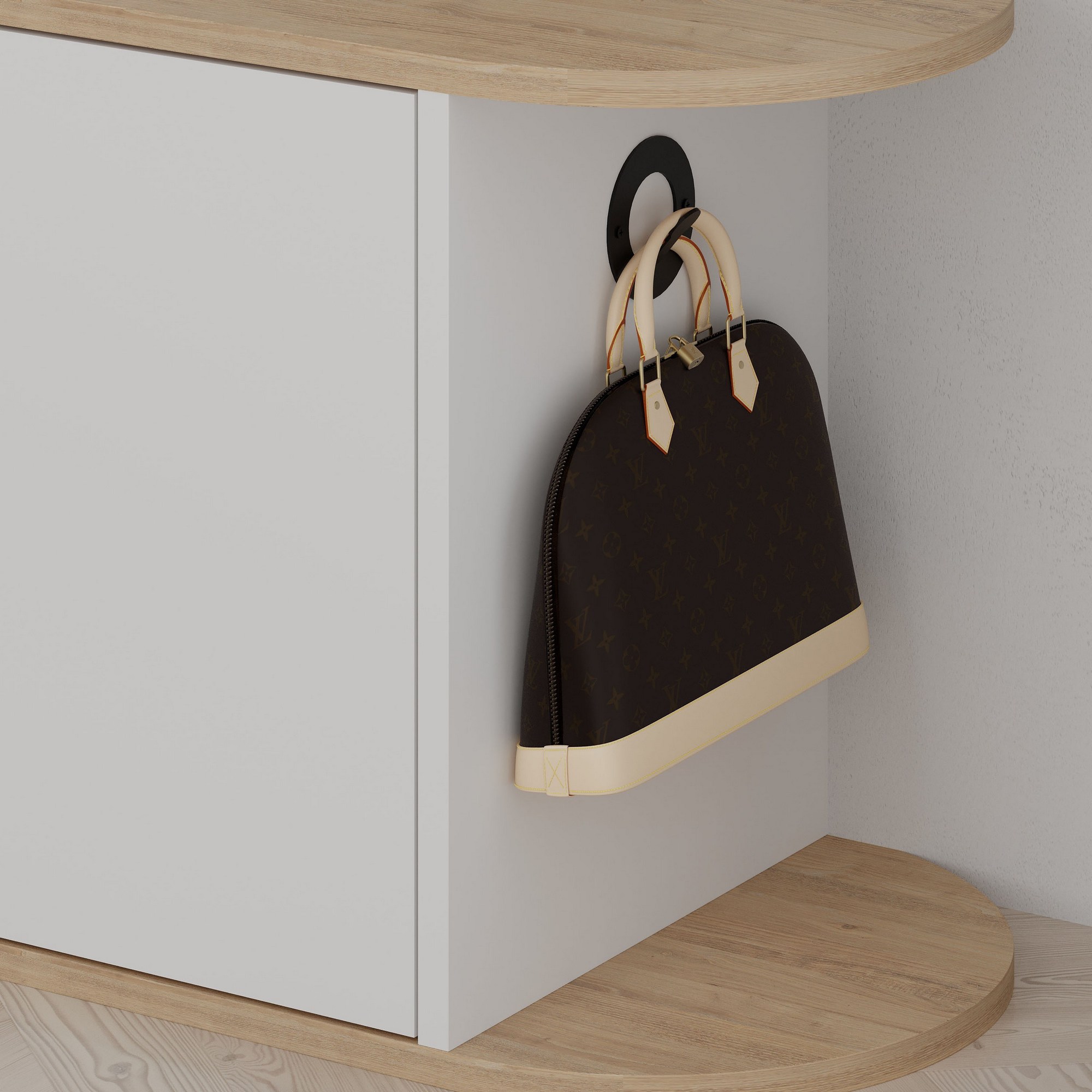 Nova Shoe Bench - Oak, White Oak White