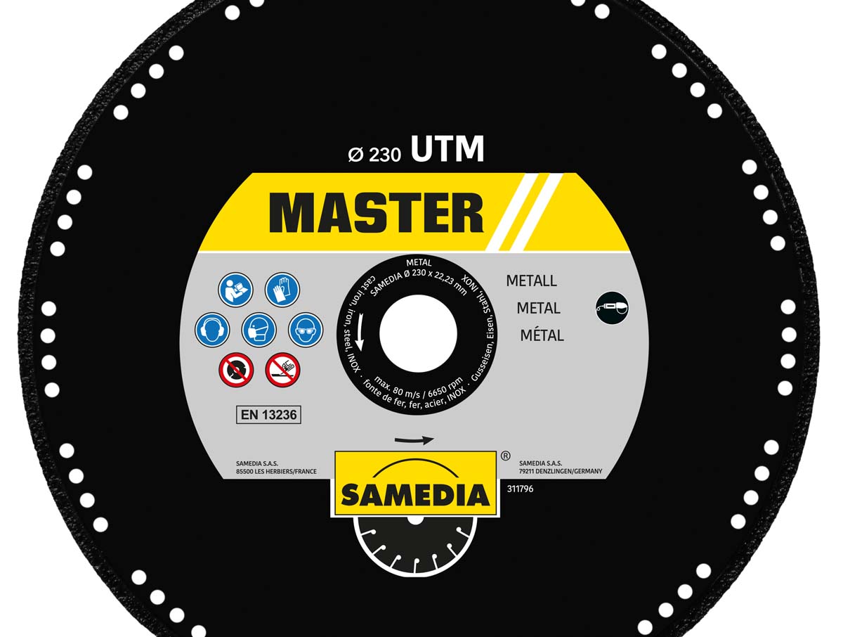 SAMEDIA MASTER UTM Dijamantski disk za sečenje