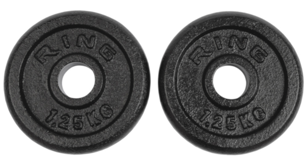 RING Tegovi 2x1.25kg crni standardni liveni - RX PLO1-1.25