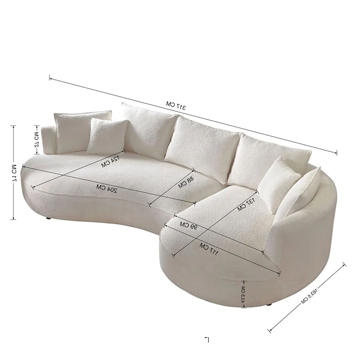 Venedik Right - White