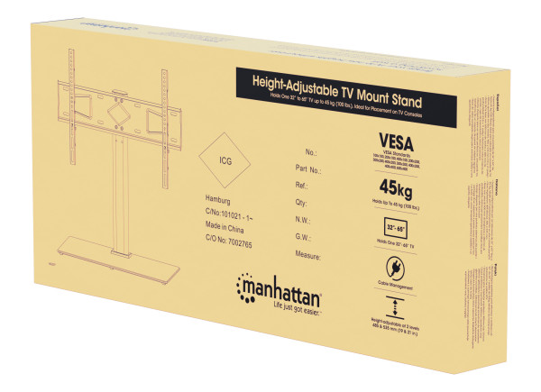 Nosač za TV stoni Manhattan 462297 32"-65"