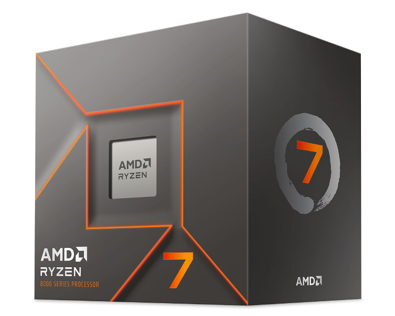 RYZEN 7 8700F 8 cores do 5GHz Box procesor
