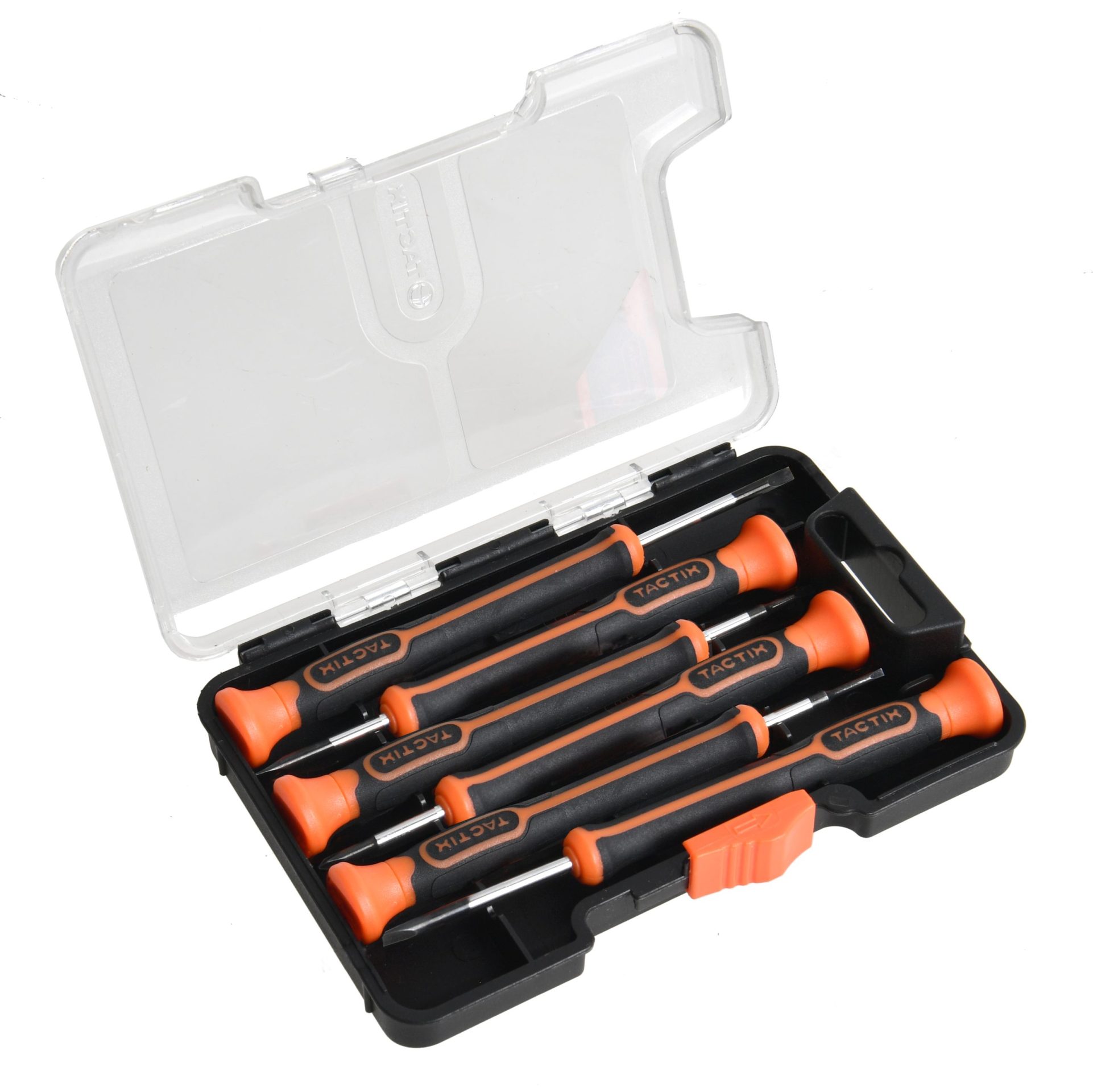 TACTIX Set 6 kom. odvijača/šrafcigera preciznih PH/SL